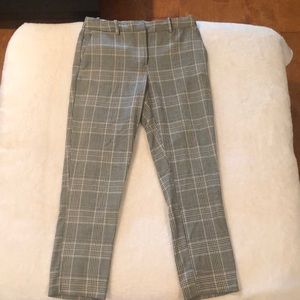 cropped plaid women’s pants